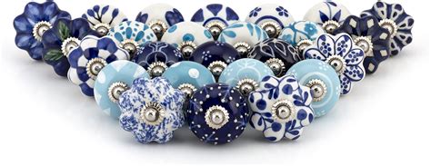 Blue Door Knobs Cabinet Hardware