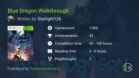 Blue Dragon Walkthrough Guide