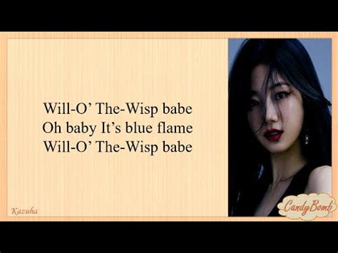 blue flame le sserafim lyrics english