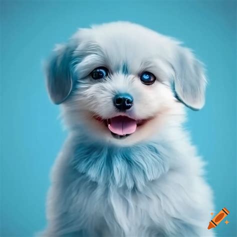 Blue Fluffy Dog