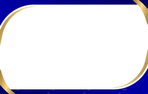 Blue Frame Certificate Borders