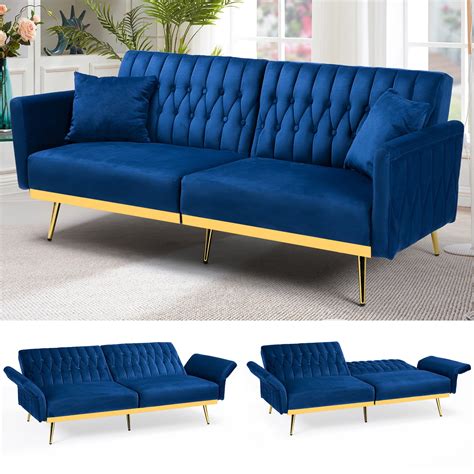 Blue Futons Sofa Beds