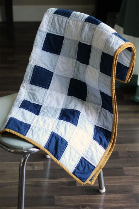 Blue Gingham Quilt