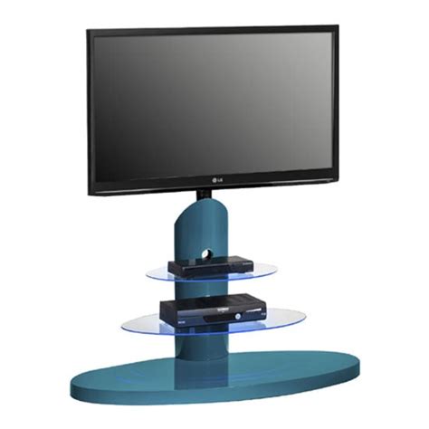 blue gloss tv stand