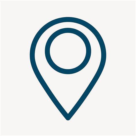 blue gps icon