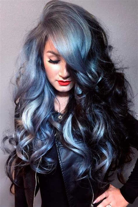 Blue Grey Hair Color will increase in popularity in 2017 Best Hair