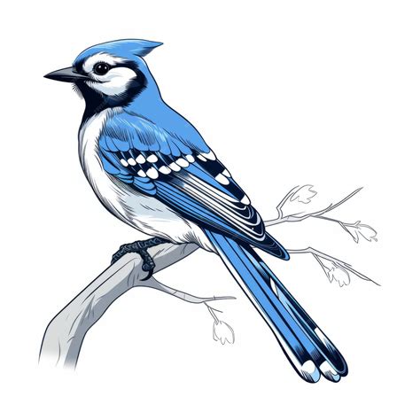 Blue Jay Drawing