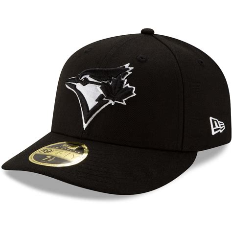 blue jays fitted hat black