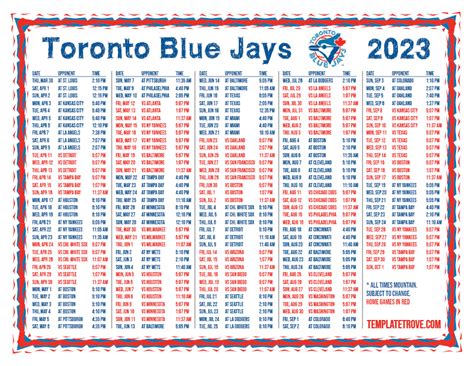 blue jays start time