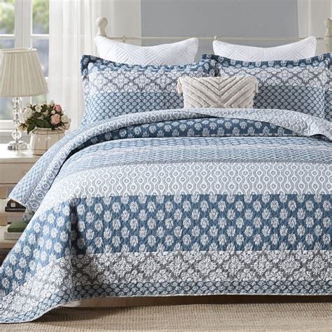 Blue King Size Bedspread