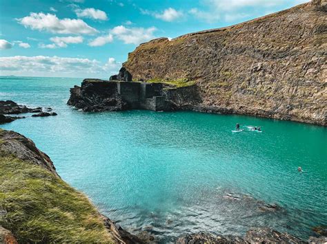 blue lagoon in wales