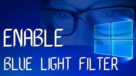blue light filter windows 10