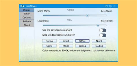 blue light reduction software
