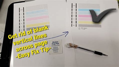 blue lines on paper when printing