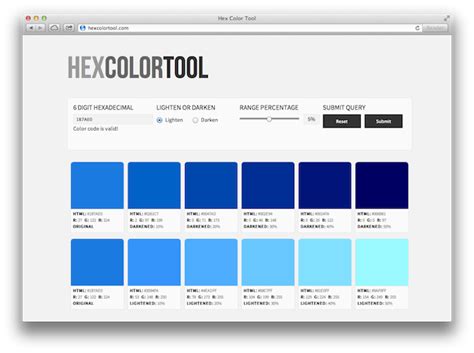 blue link hex code