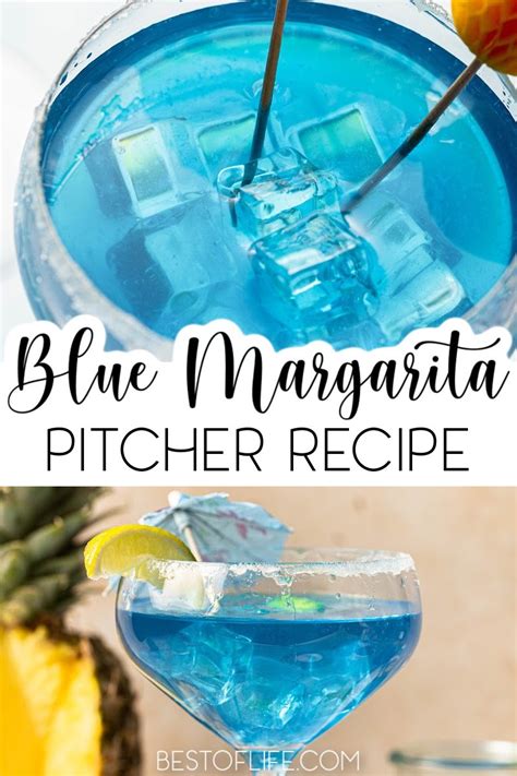 blue margarita pitcher recipe