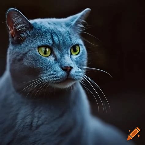 Blue Mark On Cat