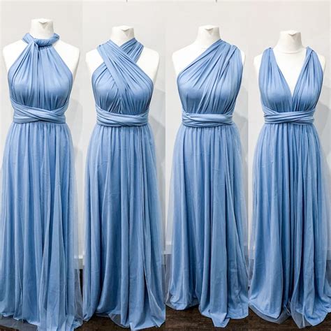 blue multiway bridesmaid dress uk