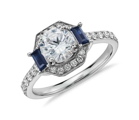 blue nile diamond rings