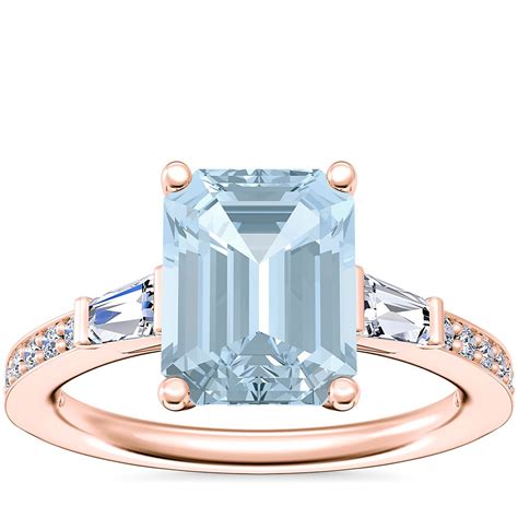 blue nile tapered cathedral engagement ring