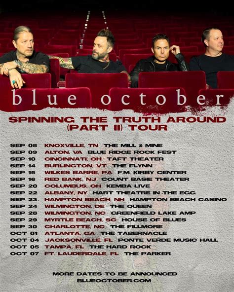 blue october tour schedule