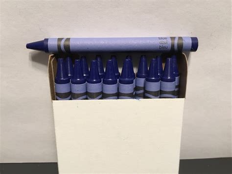 Blue Pencil Crayons