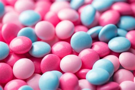 blue pink candy