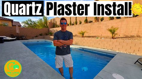 Blue Quartz Plaster Pool Installation