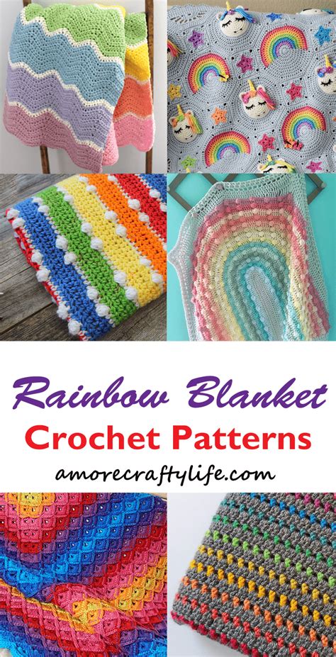 Blue Rainbow Blanket