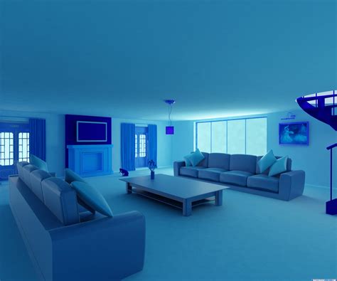 blue room