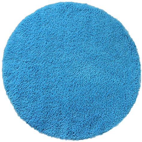 Blue Round Mat