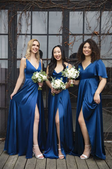blue sapphire dresses bridesmaids