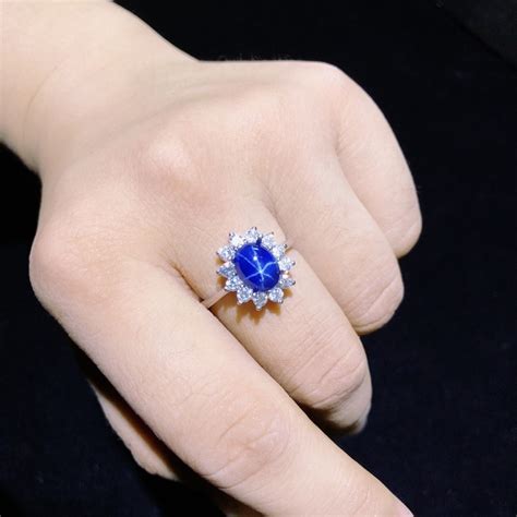 blue sapphire engagement rings etsy