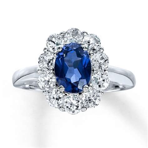 blue sapphire rings kay jewelers