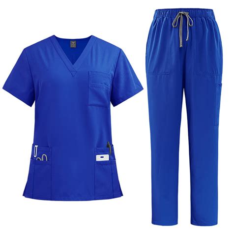 Blue Scrubs Pockets
