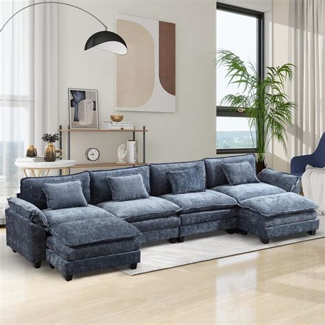 Blue Sectional Sofa Amazon