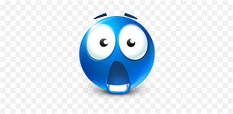 blue shocked emoji meme meaning