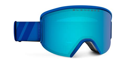 Blue Snowboarding Goggles