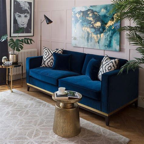 Blue Sofa For Bedroom