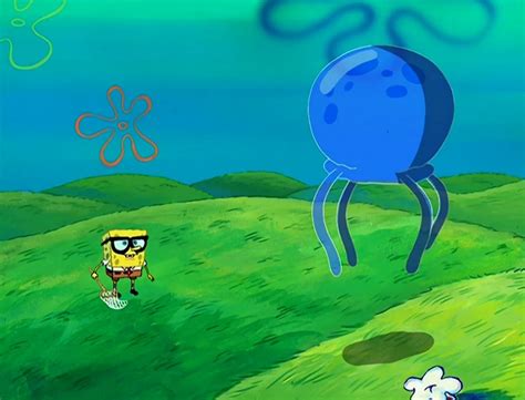 Blue Spongebob Jellyfish