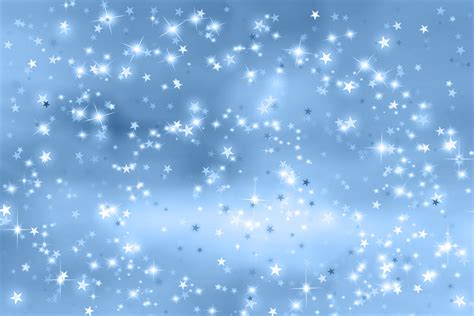 Blue Star Sparkle Background