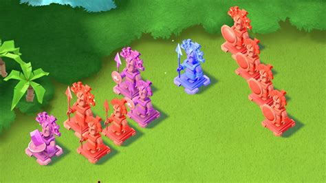 Blue Statues Boom Beach
