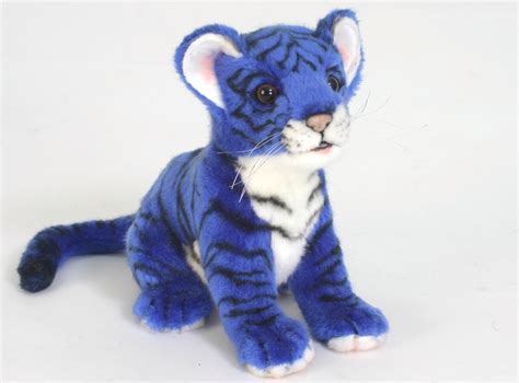 Blue Stuffed Tiger