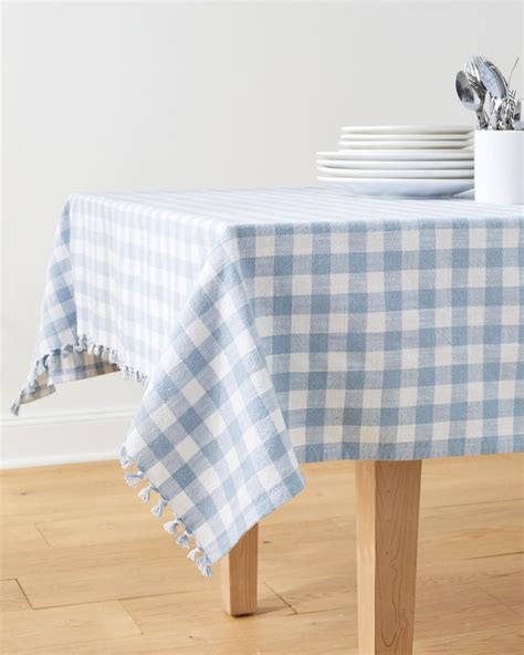 Blue Tablecloth Gingham