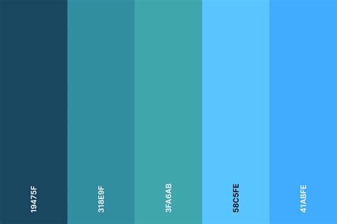 Blue Teal Color Code