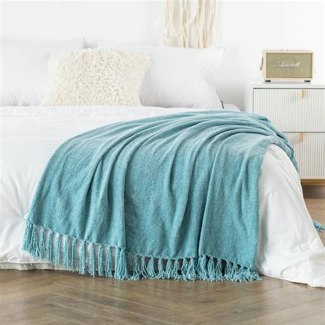 Blue Throw For Bedroom