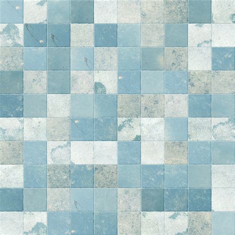 Blue Tile Texture Seamless