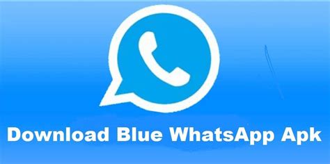 blue whatsapp download apk