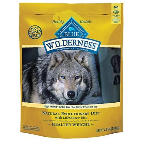 blue wilderness healthy weight dog food