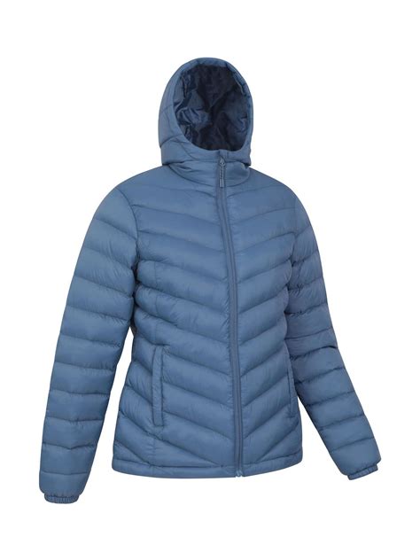 Blue Womens Padded Jacket